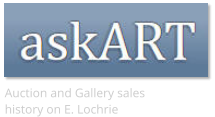 Auction and Gallery sales  history on E. Lochrie